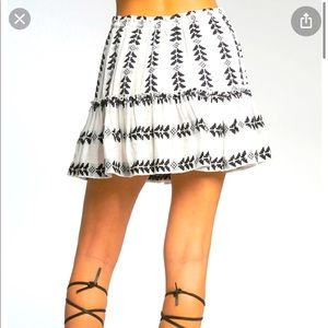Elan patterned skirt